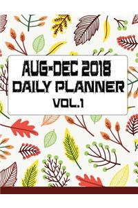 AUG-DEC 2018 DAILY PLANNER Vol.1