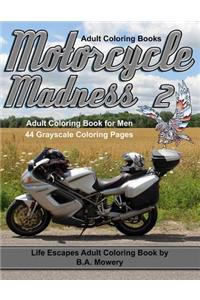 Adult Coloring Books Motorcycle Madness 2