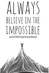 Journal with Inspirational Quotes