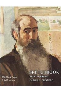 Sketchbook - Self Portrait - Camille Pissarro