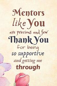 Mentors Like You Are Precious and Few