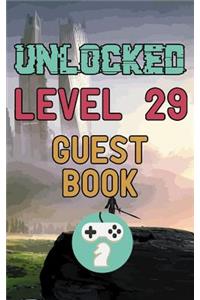 Unlocked Level 29 Guest Book