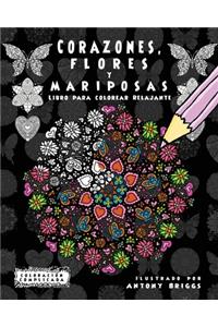Corazones, Flores y Mariposas