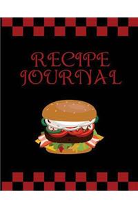 Recipe Journal: (Recipe Journal Vol. 45) Glossy And Soft Cover, (Size 8" x 10") Blank Cookbook To Write In, Paperback (Blank Cookbooks and Recipe Books), 100 Spacio