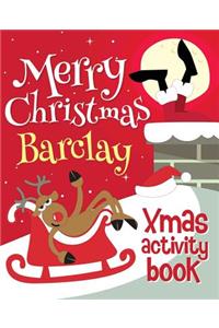 Merry Christmas Barclay - Xmas Activity Book