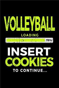Volleyball Loading 75% Insert Cookies to Continue