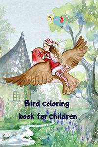 Bird coloring book for children