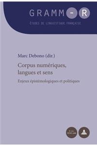 Corpus Numériques, Langues Et Sens