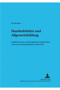 Haushaltslehre Und Allgemeinbildung