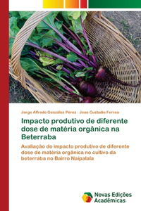 Impacto produtivo de diferente dose de matéria orgânica na Beterraba