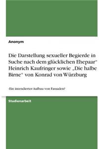 Die Darstellung sexueller Begierde in 