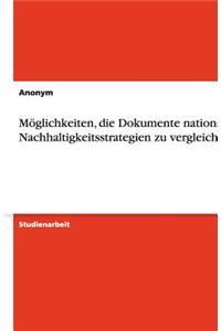 Möglichkeiten, die Dokumente nationaler Nachhaltigkeitsstrategien zu vergleichen