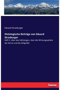 Histologische Beiträge von Eduard Strasburger