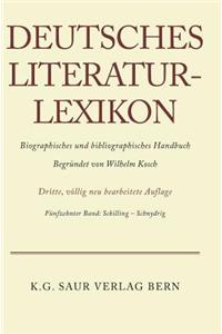 Deutsches Literatur-Lexikon, Band 15, Schilling - Schnydrig