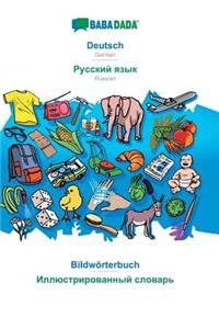 BABADADA, Deutsch - Russian (in cyrillic script), Bildwörterbuch - visual dictionary (in cyrillic script)