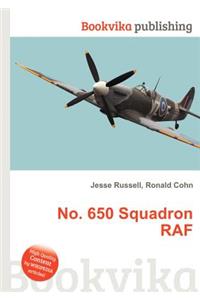 No. 650 Squadron RAF