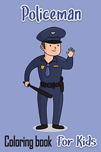 Policeman Coloring Book For Kids