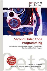 Second-Order Cone Programming