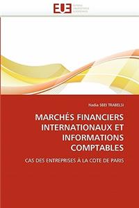 Marchés financiers internationaux et informations comptables