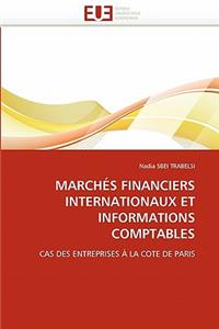 Marchés financiers internationaux et informations comptables