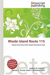 Rhode Island Route 115