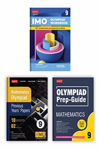 MTG International Mathematics Olympiad (IMO) Workbook, Prep-Guide & Previous Years Papers with Self Test Paper Class 9 - SOF Olympiad Books For 2023-24 Exam (Set of 3 Books)