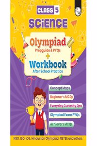 PW Olympiad Plus Workbook For Class 5 Science Prepguide, PYQs and Worksheets (Paperback, PW)