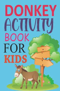 Donkey Activity Book For Kids