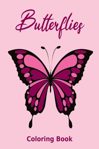 Butterflies Coloring Book
