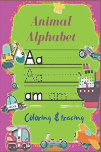 Animal Alphabet Coloring & tracing