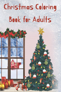 Christmas coloring book for adults