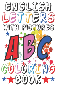 English Letters With Pictures Coloring Book