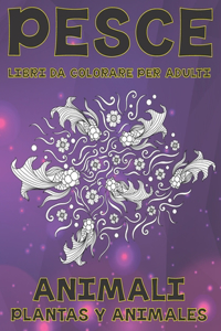 Libri da colorare per adulti - Plantas y animales - Animali - Pesce