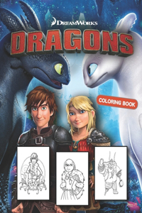Dragons dreamworks coloring book