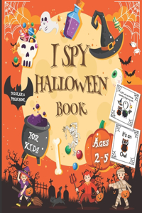- Toddler & Preschool I Spy Halloween Book For Kids Ages 2-5