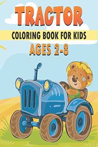 Tractor Coloring Book For Kids