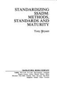 Standardizing Ssadm Methods Standards