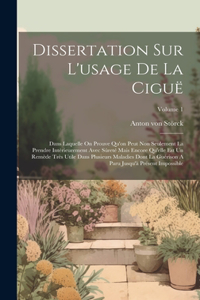 Dissertation Sur L'usage De La Ciguë