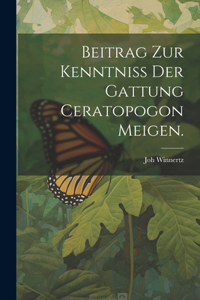 Beitrag zur Kenntniss der Gattung Ceratopogon Meigen.