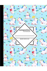 Composition Notebook Graph Paper 4x4