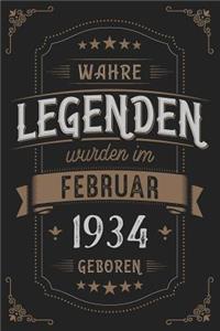 Wahre Legenden wurden im Februar 1934 geboren