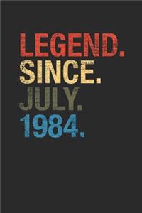 Legend Since July 1984