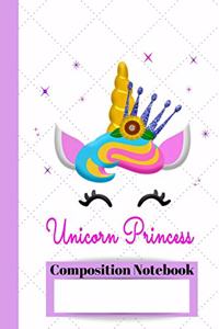 Unicorn Princess Composition Notebook
