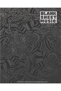 Blank Sheet Music Notebook - 100 Pages Of Blank Manuscript Paper - 8x10