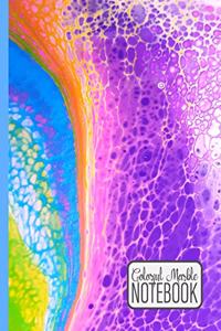 Colorful Marble Notebook