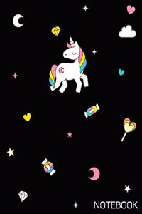 Unicorn Notebook (8.5 X 11 Inches)