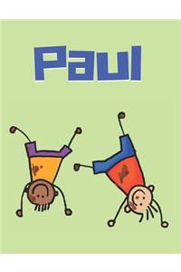 Paul Personalized Sketchbook Journal Notebook