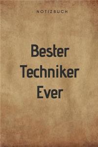 Bester Techniker Ever Notizbuch