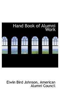Hand Book of Alumni Work