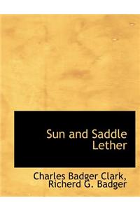 Sun and Saddle Lether